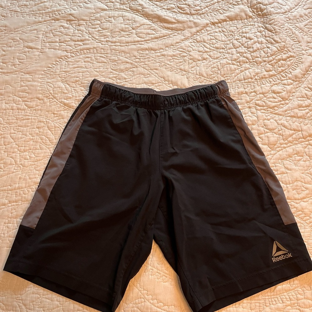 Reebok Men's Black Athletic Shorts